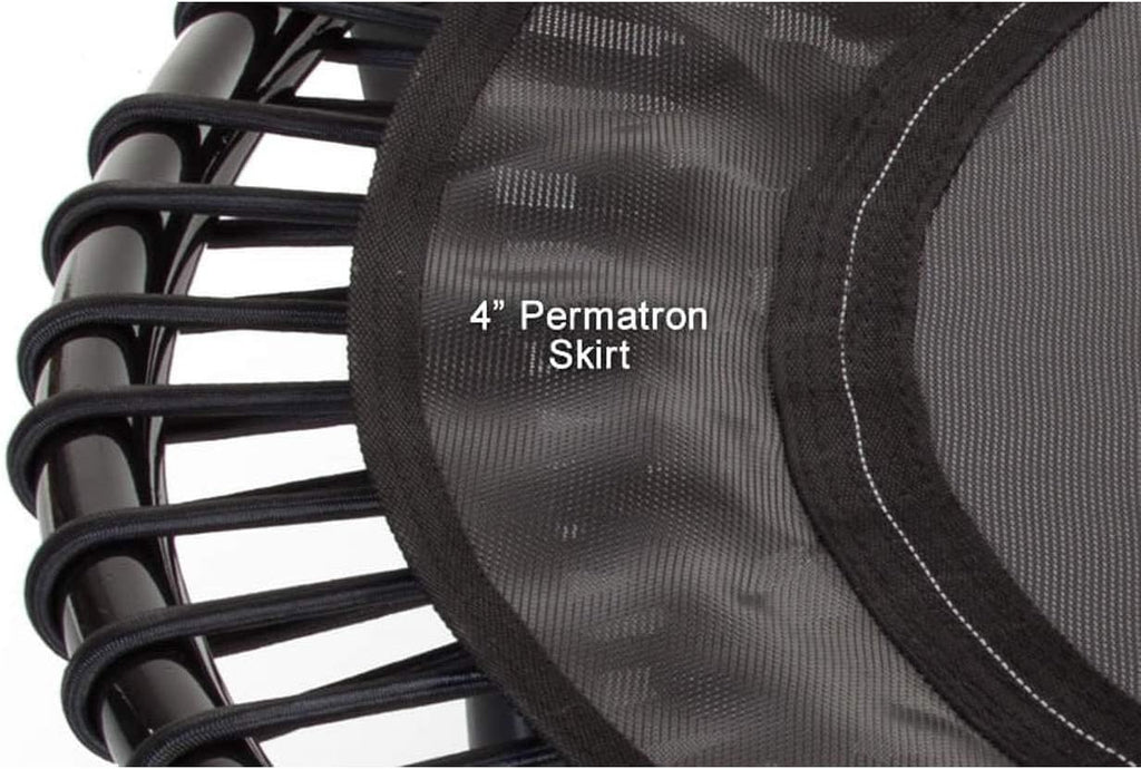 Mini Trampoline with Premium Bungees, Workout DVD, and Online Access to Video Workouts