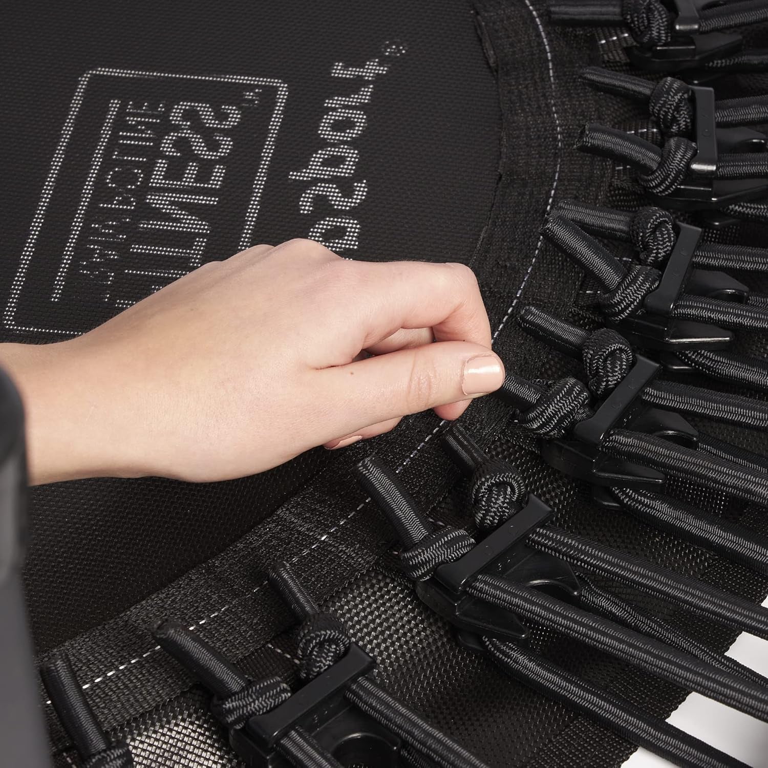 Mini Trampoline with Premium Bungees, Workout DVD, and Online Access to Video Workouts