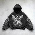 Harajuku hoodie dark punk print hoodies women oversized sweatshirt goth new couples y2k tops goth streetwear gothic clothes